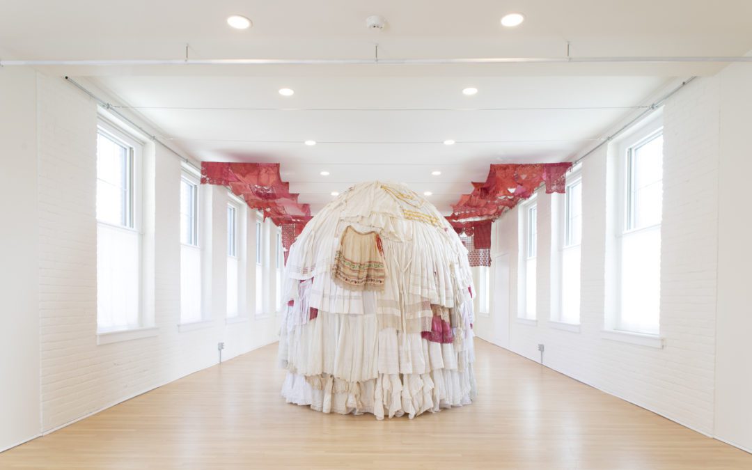 Artist Patricia Miranda vividly expresses the tensile strength of textiles